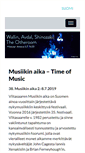 Mobile Screenshot of musiikinaika.org