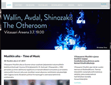 Tablet Screenshot of musiikinaika.org